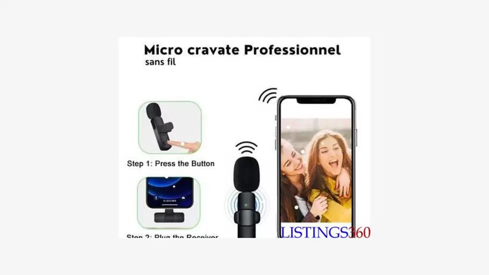 Micro Cravate Sans Fil Pour Smartphone Type-C Et Iphone Nouveau Scellé. Garantie 3 Mois